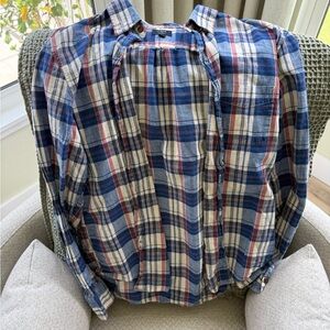 J. Crew Multicolor Plaid Shirt